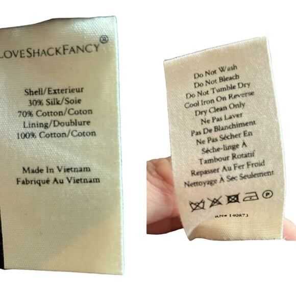 LOVESHACKFANCY Lorencia Maxi Dress Night Sky Glow Floral Multicolor S/M 6-8 NWT - Picture 10 of 12